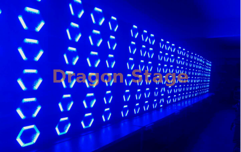 6 Linear Hexagonal LED Pixel Background Lights11
