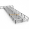 4.88x12.2m Professional T-Shape Glass Fashion Runway with Adjustable Aluminum Frame and Dual Stairs