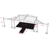 Aluminum Roof Stage Truss with Line Array Led Stands 13x9x7m
