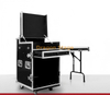 12U / 16U Professional Flight Case Rack Cabinet for Audio Equipment