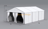 6x9m Aluminum A-Frame Event Tent | Heavy Duty PVC Event Shelter with 6061-T6 Aluminum Frame