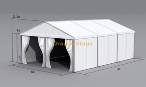 6x9m Aluminum A-Frame Event Tent | Heavy Duty PVC Event Shelter with 6061-T6 Aluminum Frame