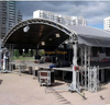 Arc Stand Frame Aluminum Curved Roof Truss 10x6x4m