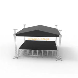 Aluminum Global Outdoor Roof Truss System Design 8x6x6m