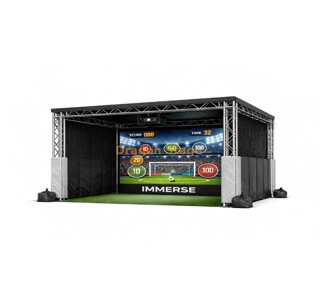 5x4x3m Indoor Simulator Truss Enclosure System for Immersive Sports & Gaming Booth