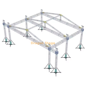Aluminum Roof Stage Lighting Truss System 30x15x10m
