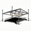 Pitched Roof Tower Truss Structure Aluminum Bolt Truss Arch MPT Roofing Truss 12x12x7m.