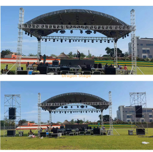 16x12x8m Curved Roofing Stage Truss System