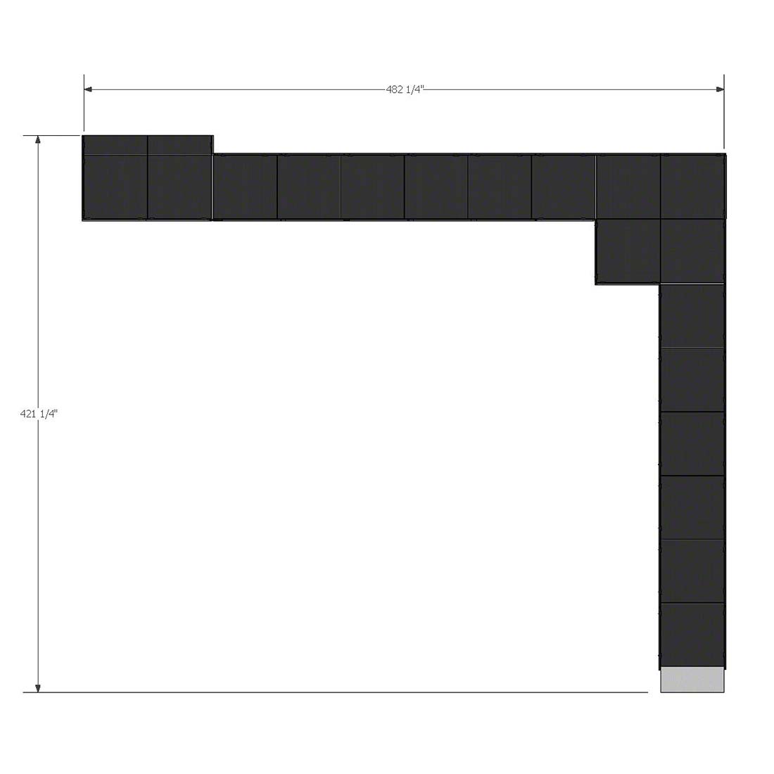 90-Degree Modular Aluminum Stage Ramp Top View.jpg