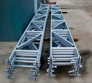 4m Professional Hot Dipped Galvanized Steel Ladder Beam