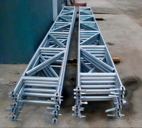 4m Professional Hot Dipped Galvanized Steel Ladder Beam