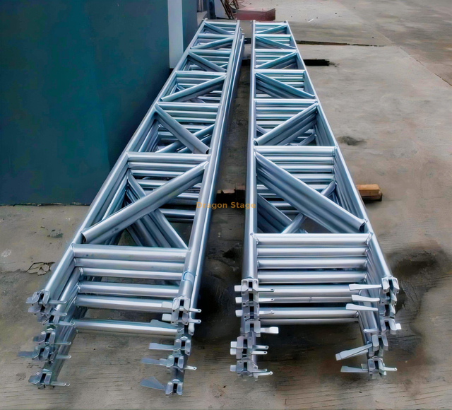 4m Professional Hot Dipped Galvanized Steel Ladder Beam