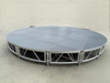 Aluminum Portable Modular Red Plywood Arena Round Stage 6m Diameter 