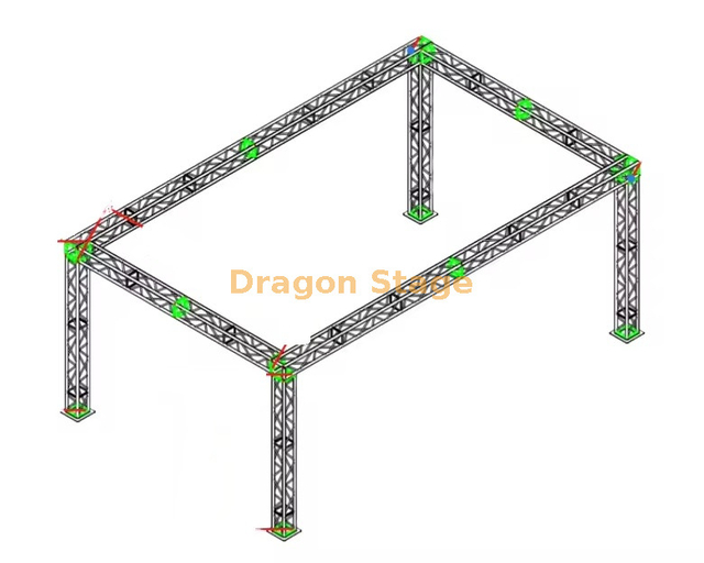 Resort Mobile Truss Stage 20x10x15ft