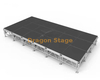 Aluminum Mobile Concert Event Portable Stage with Stairs 7.32x3.66m 0.4-0.8m High