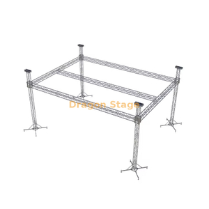 Heavy-Duty 14x10x8m F34 Aluminum Stage Truss System for Outdoor Concerts