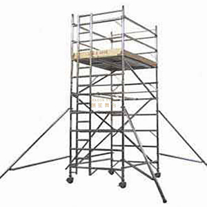 Portable Mobile Double scaffolding with climbing ladder