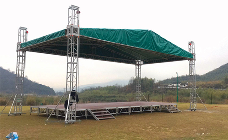 village event stage truss