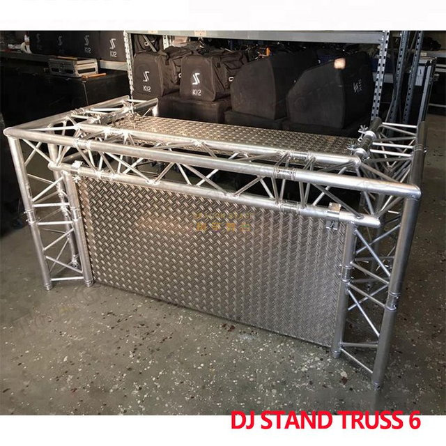 Aluminum Sheet & Table Triangle Truss DJ Stand Booth