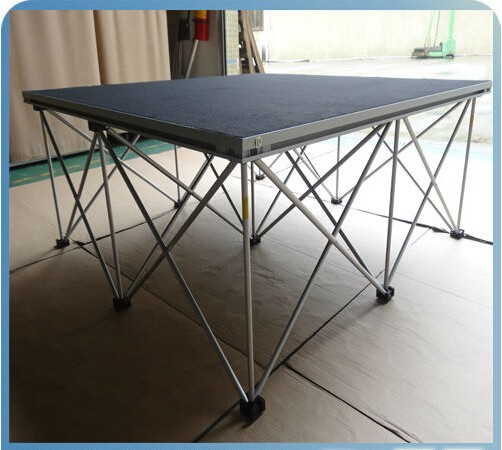 Aluminum Portable Drum Stage Riser Easy Stage Smart Stage