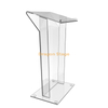 Plexiglass Acrylic Lectern Large Top Traditional Style Acrylic Pulpit, Podium And Lectern