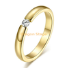 Engagement Rose Gold Fashion Jewelry Woman Diamond Finger New Design Wedding Ring Wholesale