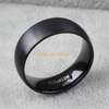 Simple Wedding Bands Plain Black Titanium Rings For Men