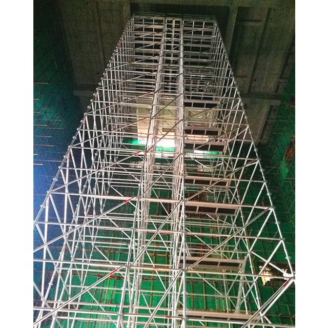 Hot sale TUV tested rolling scaffold with guard rail for workshop