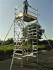 Mobile Double Scaffolding with Hanging Ladders 8.97m 