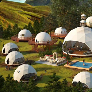 Outdoor Camping Glamping Geodesic Dome House Hotel Trade Show Tents 