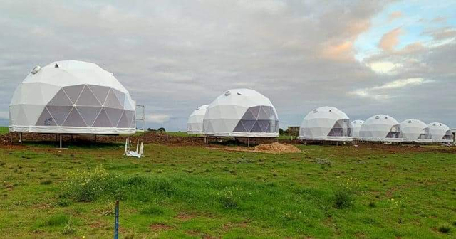 waterproof 6m glamping geodesic dome tent for resort