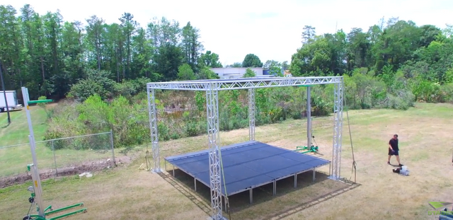Cheap removable event stage truss system for sale