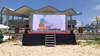 Aluminum Sea Shore Small Stage & Backdrop Truss for Seaside Party Events