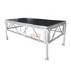 Square Adjustable Custom Outdoor Portable T Stage 5x2.5m Height 0.6-1m with 2 stairs