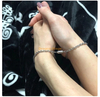 wholesale fashion heart couple bracelet stainless steel cuban chain magnetic bracelet for couples