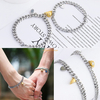 wholesale jewelry custom stainless steel magnetic chain couple magnet bracelet