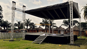 Aluminum Portable Outdoor Stage Design Roof Truss Structure for Events 10x8x8m