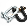 Galvanized Common Shackle, Heavy Duty U-shaped, Galvanized, Black, Terrestrial, High-strength M8-M65