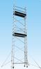 CE Certificate Aluminum Mobile single wide Scaffolding Tower for Cleaning Work Building Material