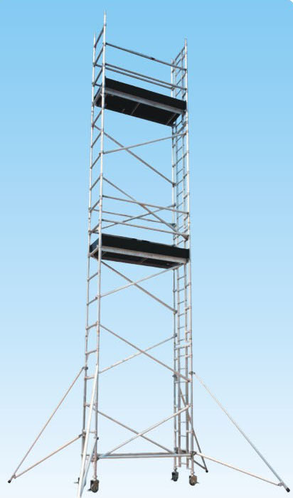 CE Certificate Aluminum Mobile single wide Scaffolding Tower for Cleaning Work Building Material