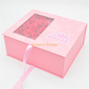 Wholesale custom paper packaging gift box with clear pvc window