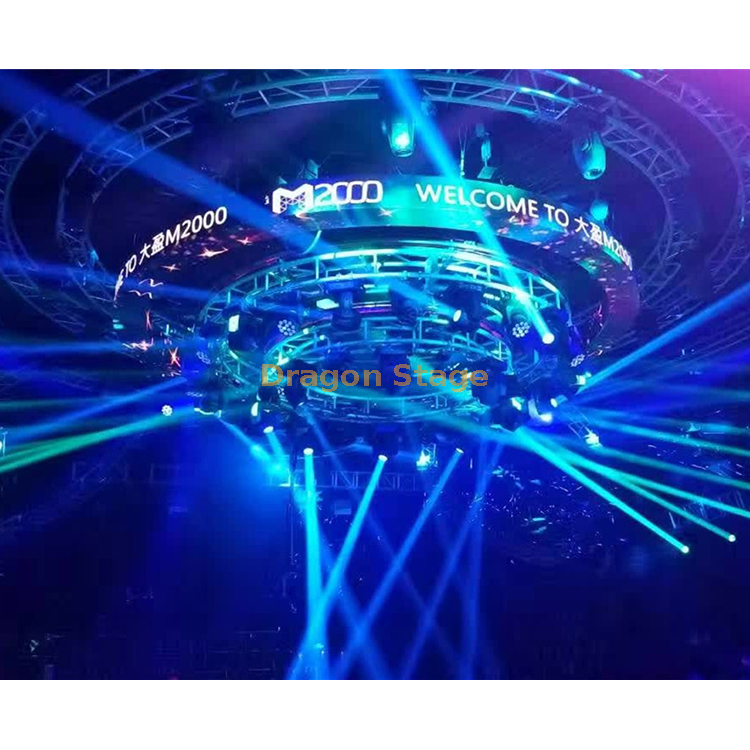 Revolving Rotating Aluminum Truss Rotary Lamp Frame Rotate Truss Stage Equipment for Event (1)