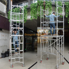 Temporary single type Mobile Working Platforms Aluminum Scaffolding