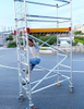 Manufacturer single Mobile Aluminum Tower Scaffolding for Interior and Exterior