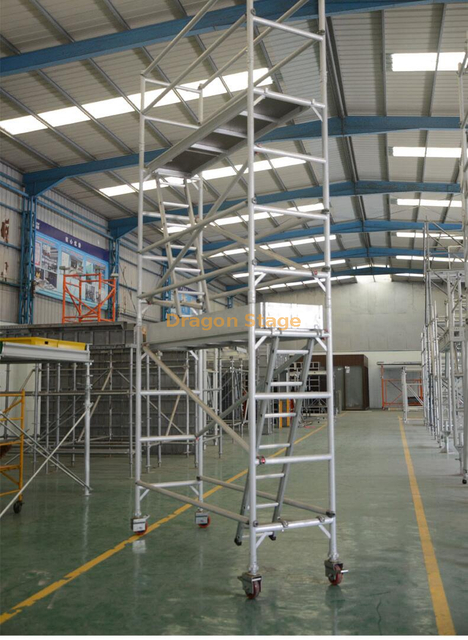 Frame System Aluminum Mobile single Scaffolding Price