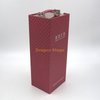Custom Wooden Wine Whiskey Packaging Leather Box For 1 Bottles Wine Storage Box With Handle