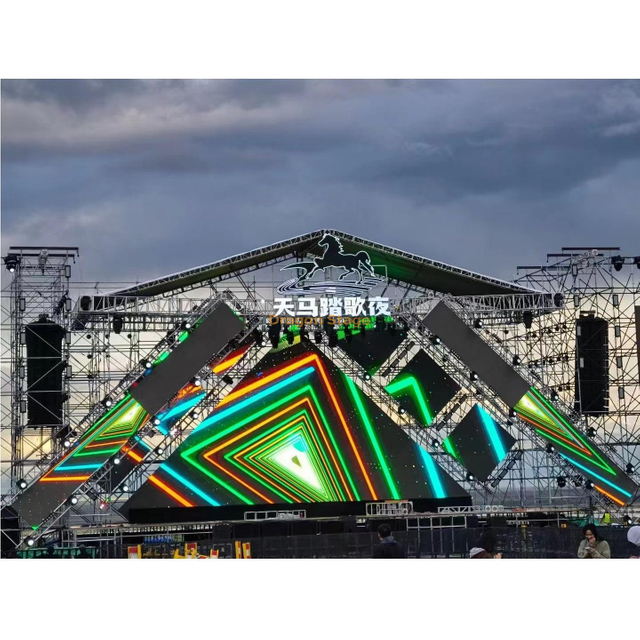 Line Speaker Layher Truss Array Equipment Facility Stage Truss Performance Fashion Decoration Canopy Array Layer Speaker Truss