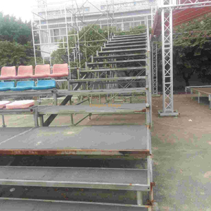 Concert Stage Eco Movable Outdoor Bench Scaffold Steel Layer Seating Bleacher