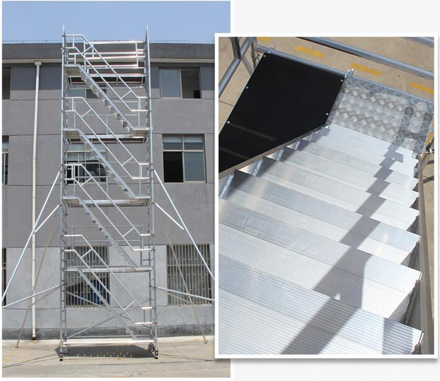 aluminum cantilever scaffold options