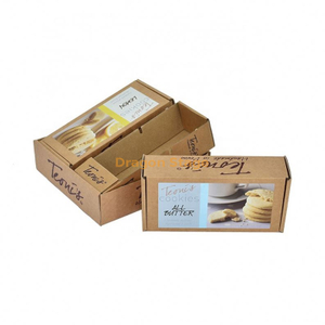 Packaging Box factory customize Custom Logo Printed Brown Kraft Paper Box For Food